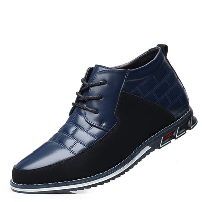Zapatos Casuales de Cuero para Hombre con Cordones Frontales - Image 9