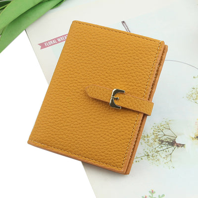 Billetera Compacta de Moda con Hebilla - Diseño Trendy y Funcional