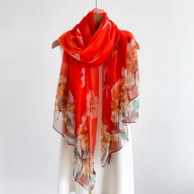 Pañuelo Largo Estampado Versátil para Mujer - Image 7