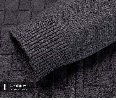 Suéter Casual Slim Fit para Hombre con Cuello Alto y Cierre - Image 6