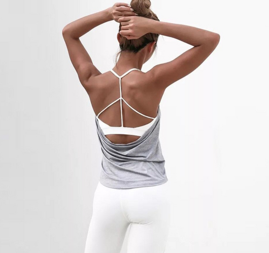 Sostén Deportivo Yoga Contraste Dos Piezas para Running