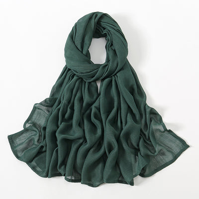 Pañuelo Modal Rayon Malayo Indonesio Colores Sólidos Transpirable - Image 9