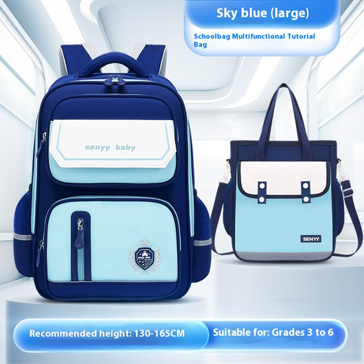 Mochila Escolar Ergonómica con Protección de Columna y Tela Impermeable - Image 32