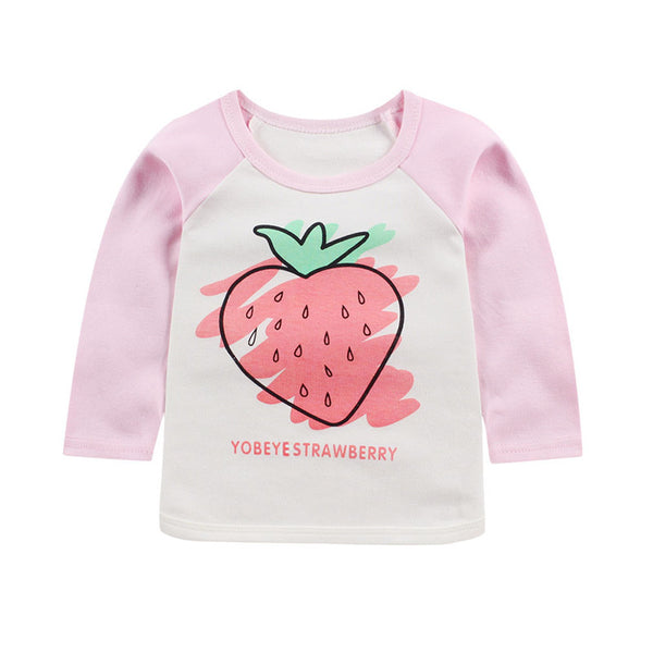 Remera Infantil de Algodón Cuello Redondo con Mangas Raglan - Image 3
