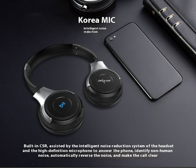 Auriculares Bluetooth Deportivos Plegables con Ranura para Tarjeta - Image 12