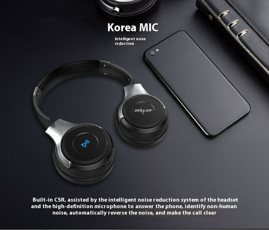 Auriculares Bluetooth Deportivos Plegables con Ranura para Tarjeta - Image 12