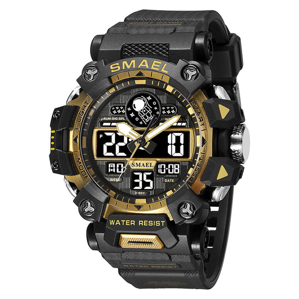 Reloj Deportivo Multifuncional con Luz LED para Exteriores