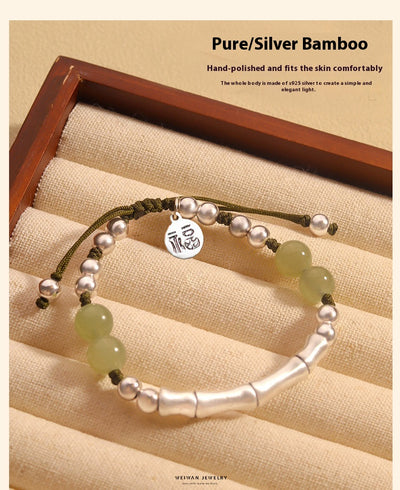 Pulsera de Bambú Artesanal Estilo Étnico Retro - Image 10