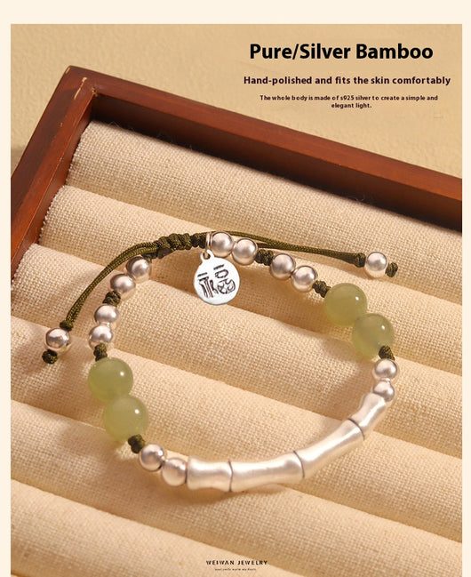 Pulsera de Bambú Artesanal Estilo Étnico Retro - Image 10