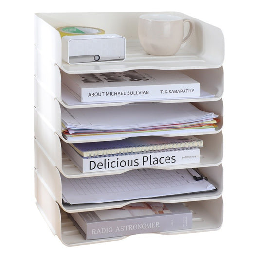 Organizador Multiuso A4 con Bandejas Apilables para Escritorio - Image 5