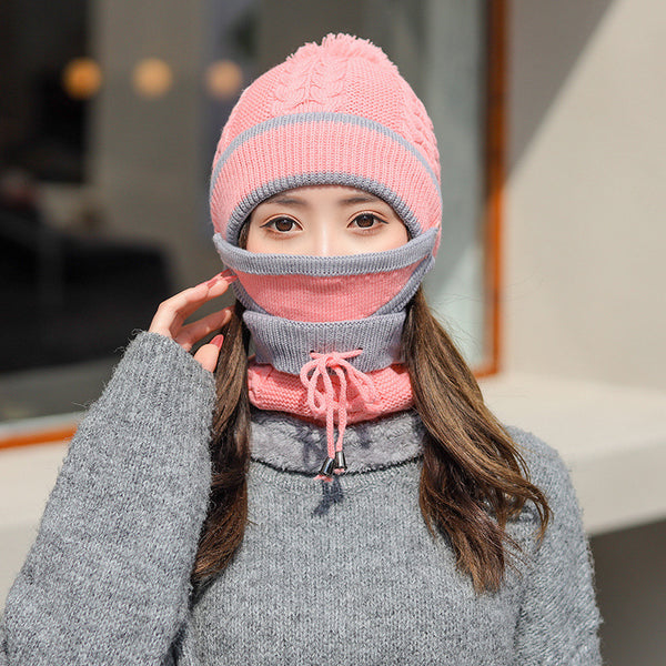 Gorro de Lana Gruesa con Protección Térmica para Oídos
