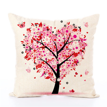 Cojín Árbol de la Abundancia en Lino con Almohada - Image 3
