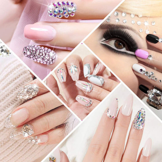 Set de Stickers Diamante AB Iridiscente Transparente - Image 19