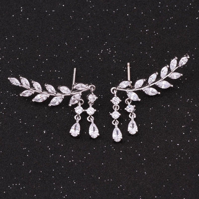Aretes geométricos con borla larga elegante - Image 5