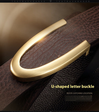 Cinturón de Cuero Genuino para Hombre con Hebilla de Precisión - Image 10