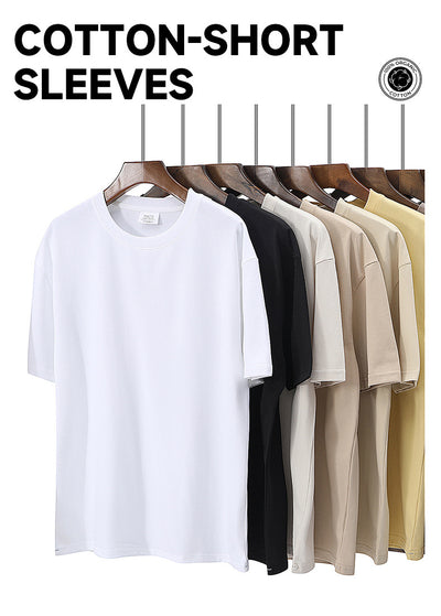 Camiseta Básica de Pareja Unisex - Colores Sólidos Modernos - Image 29