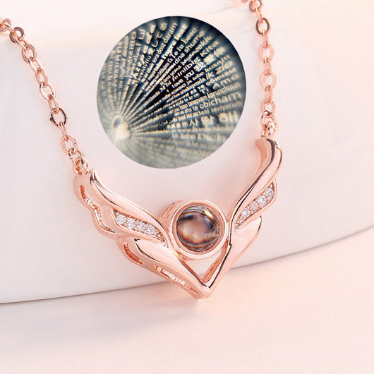 Collar de Alas Declaración de Amor en Cien Idiomas - Image 5