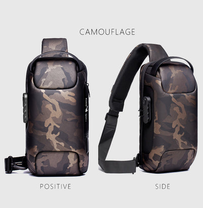 Bolsa Cruzada Antirrobo para Hombre - Mochila Mensajero de Seguridad - Image 24
