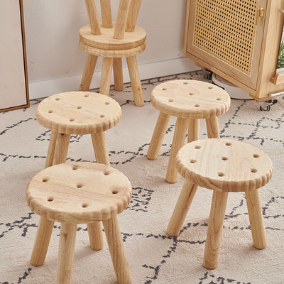 Banco de Madera Maciza Minimalista para Sala de Estar - Image 4