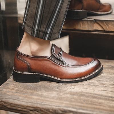 Mocasines Clásicos de Cuero British Trend para Hombre - Image 17