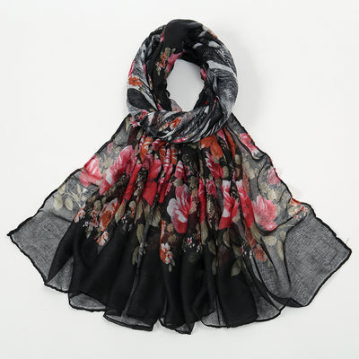 Pañuelo Estampado de Flores Transpirable para Mujer - Image 6
