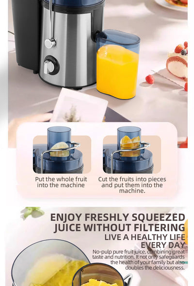 Extractor de Jugo de Alta Capacidad Multifunción con Prensado en Frío - Image 8