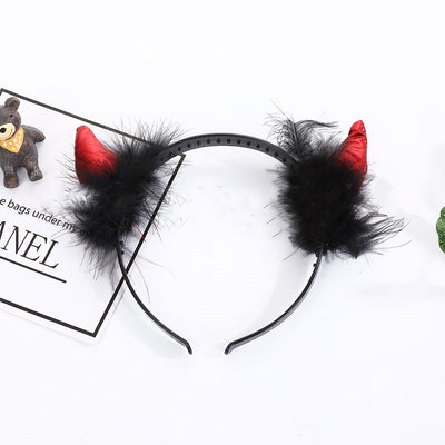 Diadema de Cuernos de Demonio para Decoración y Actuación de Halloween - Image 4