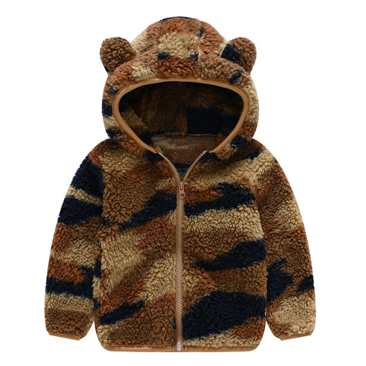 Sudadera con Capucha de Orejas de Osito para Bebé y Niño Pequeño - Image 15