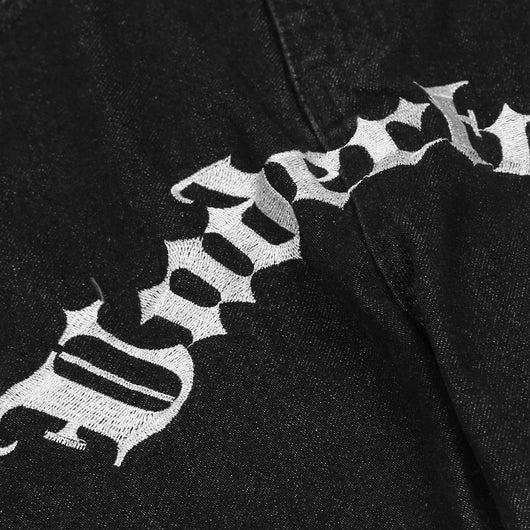 Jeans con Bordado de Letras Estilo Europeo y Americano - Image 3