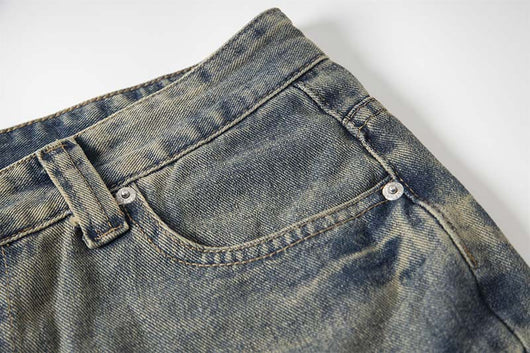Jeans Flare Desgastados para Hombre - Estilo Vintage Moderno - Image 18