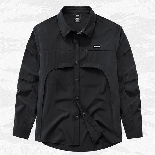 Camisa Suelta de Manga Larga para Hombre
