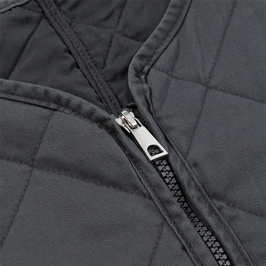 Chaqueta Acolchada de Algodón con Cuello Redondo y Diamantes Clásicos - Image 16