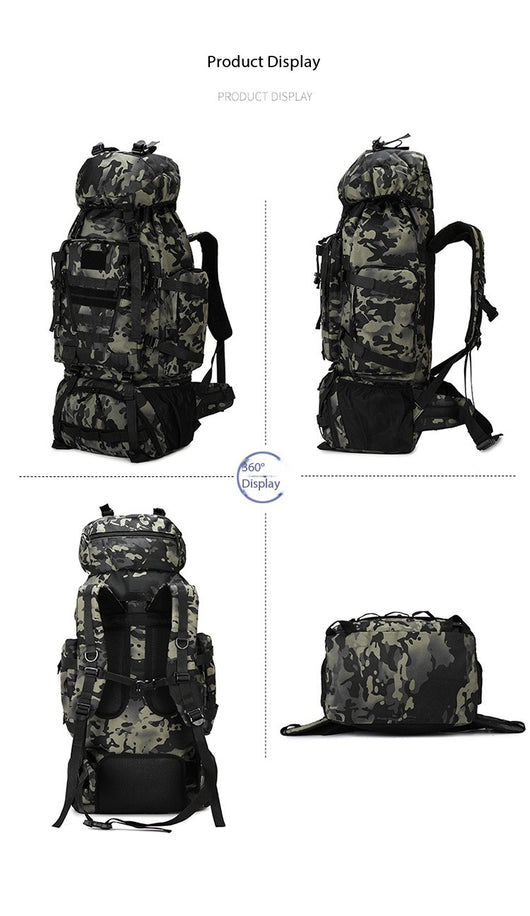 Mochila Táctica de Gran Capacidad para Aventuras al Aire Libre - Image 23