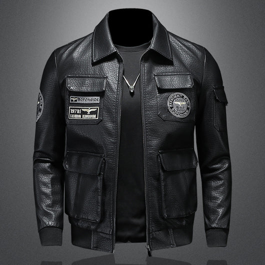 Abrigo de Cuero para Hombre Otoño Invierno - Corte Slim Elegante - Image 7