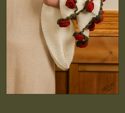 Manta Floral Tejida - Transformable en Ramo de Rosas - Image 33