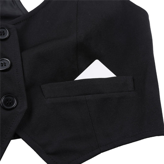Chaleco Ajustado de Cuello V con Botones para Mujer - Image 15