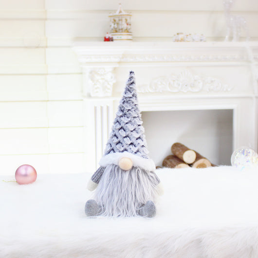 Muñeca sin Rostro con Palo Telescópico para Decoración Navideña - Image 11