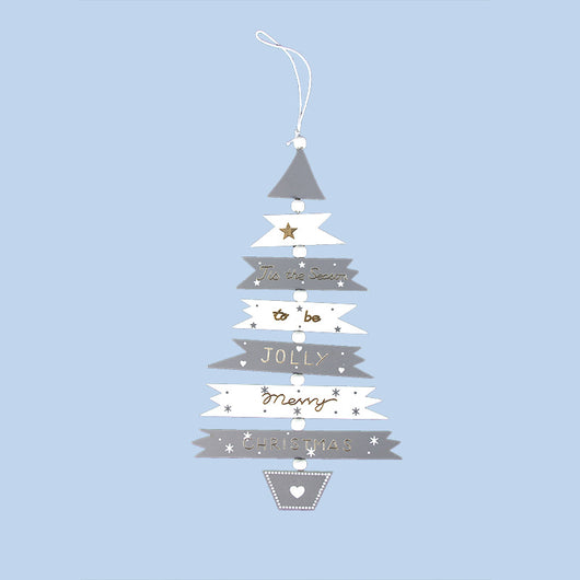 Adorno Colgante Árbol de Navidad Pintado Multicolor - Image 5
