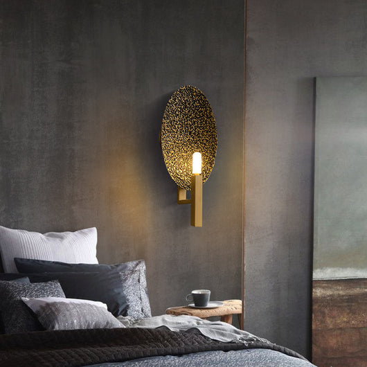 Lámpara de Pared Decorativa Moderna en Cobre Artístico