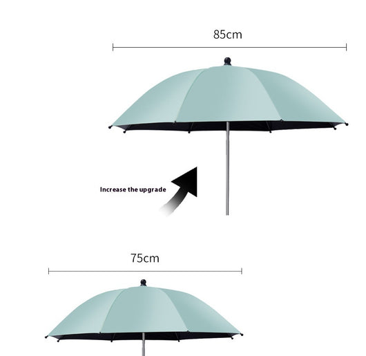 Sombrilla Parasol UV para Cochecito de Bebé - Protección Solar Negra - Image 22