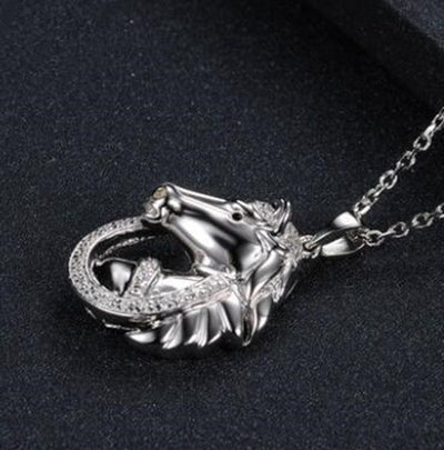 Dije Caballo al Éxito - Collar Zodiacal Patrón Celestial para Hombre - Image 3