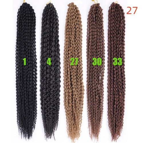 Peluca Larga Rizada Negra con Trenzas - Image 7