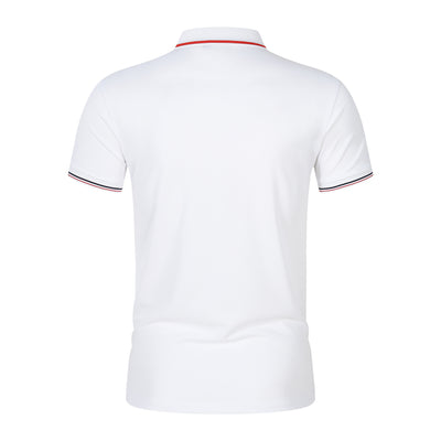 Polo Clásico Liso para Hombre con Cuello de Pie y Mangas Cortas - Image 16