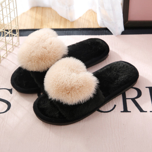 Pantuflas Mullidas para Mujer con Diseño Cruzado - Calidez y Confort