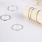 Anillo de Plata S925 Minimalista con Líneas Articuladas para Mujer