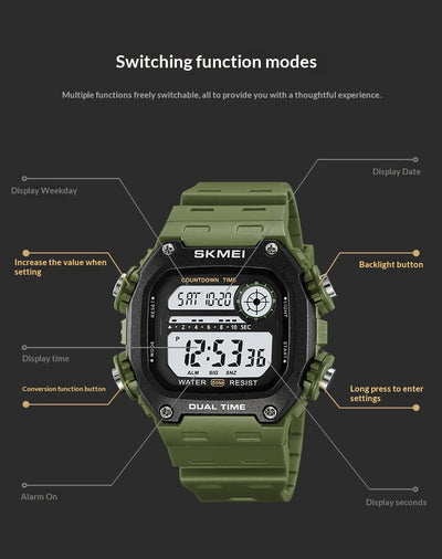 Reloj Inteligente Deportivo Multifuncional para Hombre y Mujer - Image 9