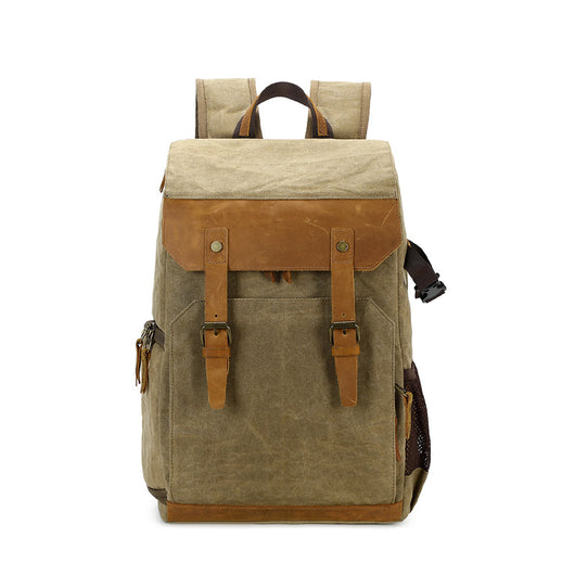 Mochila de Lona para Cámara - Bolso Casual Versátil para Viajes - Image 12