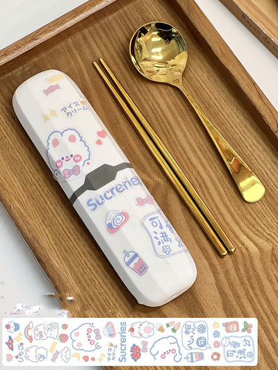 Set de Palillos y Cuchara Influencer para Lonchera - Image 10