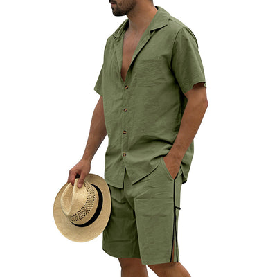 Conjunto de Dos Piezas: Camisa Manga Corta y Shorts con Cordón - Image 34