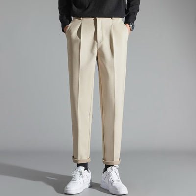 Pantalones Casuales Slim Fit en Lana para Hombre - Image 10